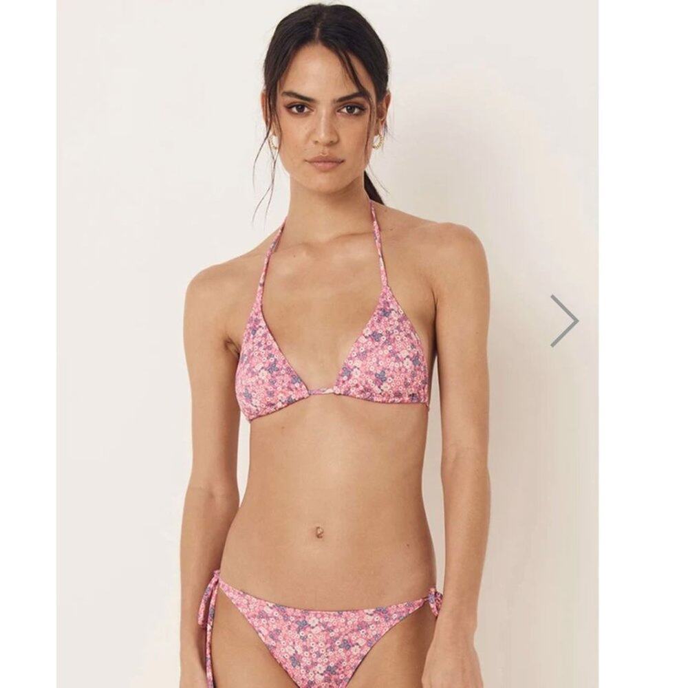 Spell & the Gypsy sz XS‎ pink bikini top NWT